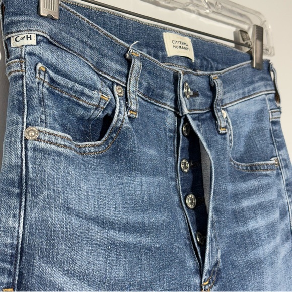 Citizens Of Humanity Premium Vintage Isola Cropped Bootcut Jeans in Lawless 27 - Picture 8 of 16